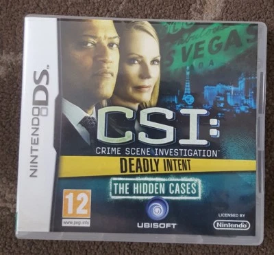 C.S.I CRIME SCENE INVESTIGATION DEADLY INTENT THE HIDDEN CASES  NINTENDO DS - Image 1 of 2