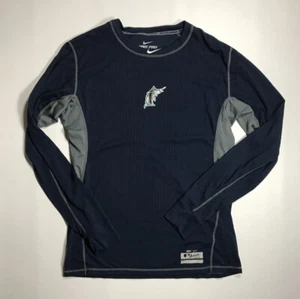 New Orleans Zephyrs Florida Marlins Game Used Long Sleeve Nike Thermalite Large - Picture 1 of 8