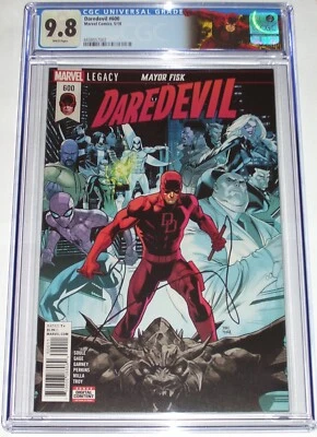 Daredevil #600 CGC 9.8 from May 2018 Custom CGC Daredevil label - Image 1 of 2
