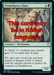 MTG 4x PENDELHAVEN ELDER EXC - ANZIANA DI PENDELHAVEN - TSR - MAGIC - Imagen 1 de 1