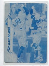 2020 Topps Plate Sanchez / Aaron Judge 1/1 New York Yankees "NY State of Mind"