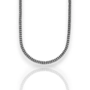 Diamond Cut Ice Chain - 10K White Gold - Picture 1 of 8