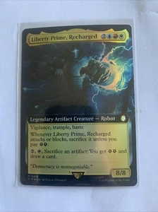 Liberty Prime, recargado [Fallout] MTG CASI NUEVO lámina extendida M 0005 - Imagen 1 de 2
