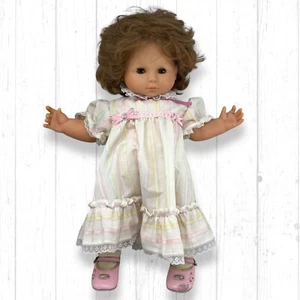1985 Max Zapf Creation W. Germany braune kurze Haare 22 Zoll Schlafaugen Kleinkind Puppe - Bild 1 von 18