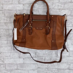 Sole/Society Medium Beuteltasche Tasche braun Büro Karriere Business Reise - Bild 1 von 10