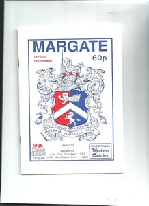 MARGATE v WEYMOUTH 1993-94 - Picture 1 of 1