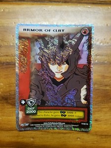 TCG Yu Yu Hakusho Ghost Files S138/176 Armor of Clay Foil Card 2003 Mint/NM