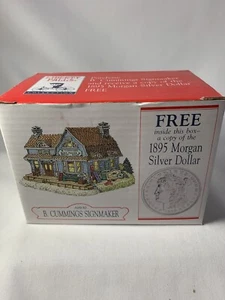 Letreros Liberty Falls Collection AH130 B. Cummings con dólar de plata Morgan 1895 - Imagen 1 de 8