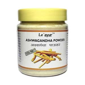 Le'ayur 100% Natural & Pure Organics Ashwagandha Roots Powder 100Gm FS - Picture 1 of 3