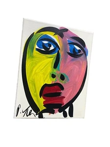 Peter Robert Keil Acrylic Painting Abstract Canvas 14+11’ - Picture 1 of 4