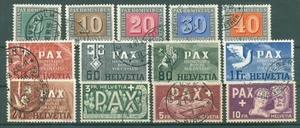 SCHWEIZ 1945 Nr 447-459 gestempelt (227609) - Bild 1 von 1