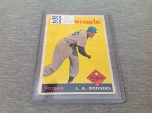 1958 Topps 340 Don Newcombe Baseball Card in Plastic Sleeve - Picture 1 of 4