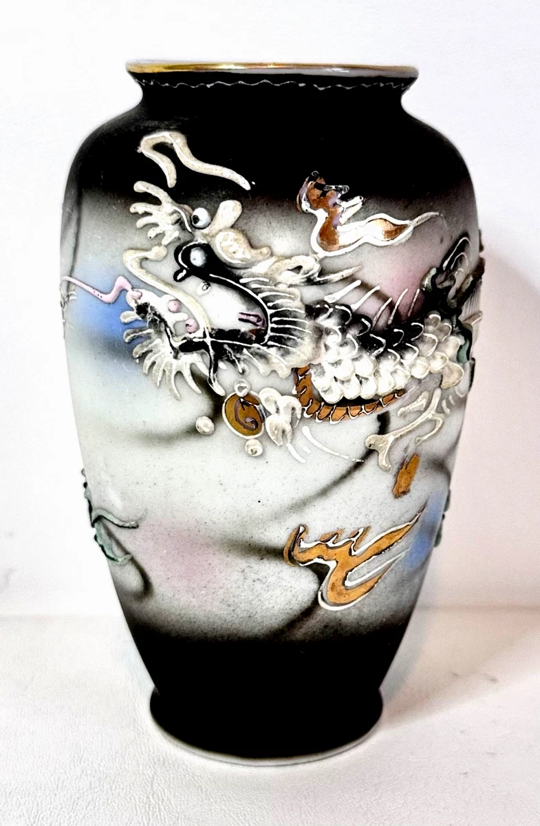 陶瓷多色老式原版古董日本花瓶| eBay