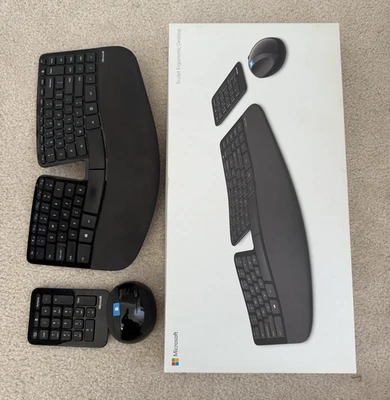Microsoft Sculpt Ergonomic Wireless Keyboard , Mouse, Number Pad Model 1559 - Image 1 of 4