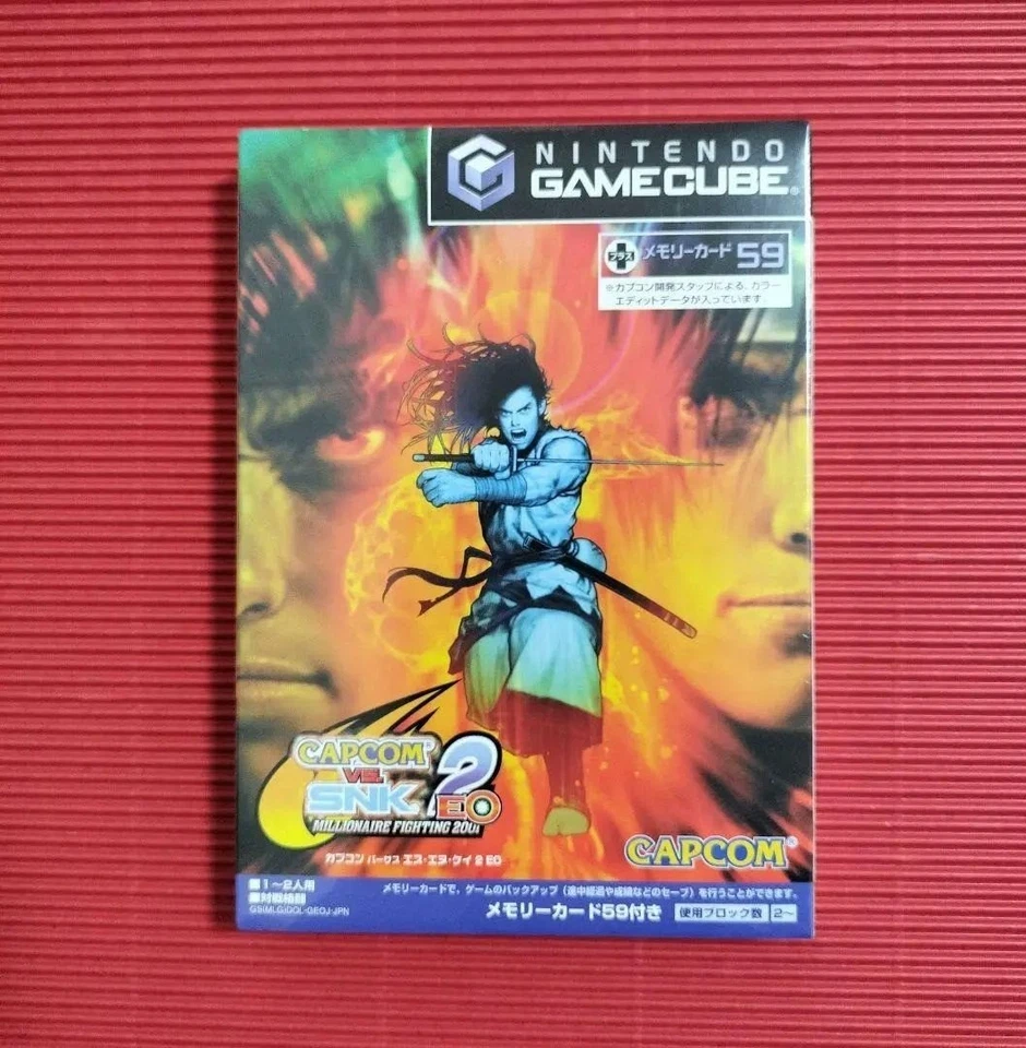 Capcom VS. SNK 2 EO With Memory Card (Very Good) CAPCOM Nintendo Gamecube Japan - Image 1 of 4