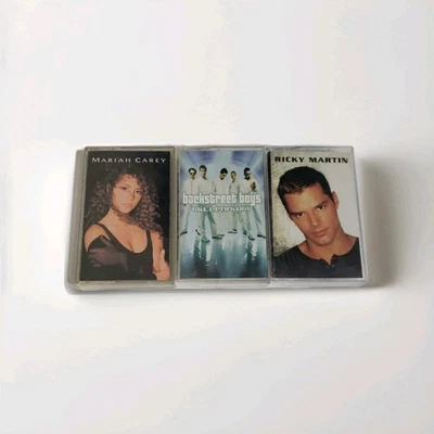 Backstreet Boys Millennium Mariah Carey Ricky Martin Cassette Pop Bundle Lot Foto 1 de 4