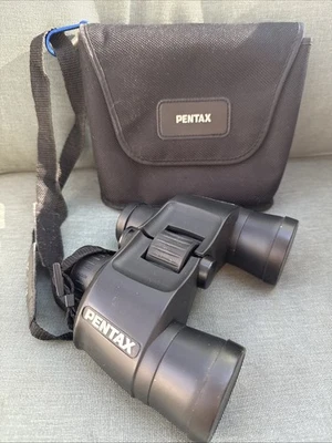 Pentax SP 8x40 Binoculars Water Proof Porro Prism 8.2 Degree Angle Of View - Image 1 of 4