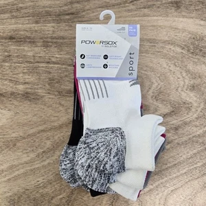 PowerSox GoldToe Calcetines Deportivos Corte Bajo Paquete de 6 Zonificados Cojín Arco Compresión NUEVO - Imagen 1 de 5