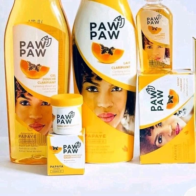 Paw Paw Papaya Extracts Clarity set 5-in-1 Lotion+Showel, f cream, f soap serum,