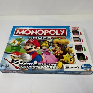 Monopoly Gamer Nintendo Juego de Mesa Diversión Familiar Hasbro Juegos Edades 8+ - Imagen 1 de 4