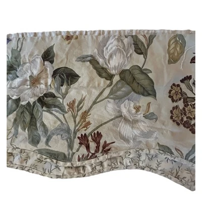 Juego de 4 cenefas florales Williamsburg Magnolia Blossom Botanical 70x16 de colección 2003 Foto 1 de 4