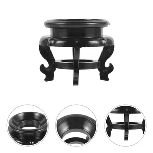 Rock Display Holder Clear Sphere Stands Plastic Crystal Ball Decorative - Imagen 1 de 12