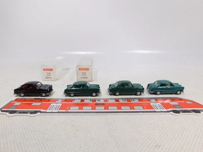 Wiking 1:87 H0 4x Ford 12 M 10 200 821 10 ecc Molto Buono / Mint + 2x Box # - Immagine 1 di 4