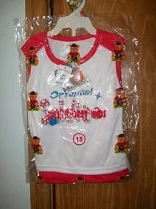 WCK Oriental Soldie Herz Rot 18 Monate 2 Teilig Shorts Set Ärmellos Sommer - Bild 1 von 3
