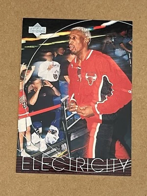 1996-97 UPPER DECK - ELECTRICITY - DENNIS RODMAN BULLS #169 - Image 1 of 2