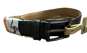 Neu mit Etikett Dockers Stretch schwarz Gürtel Kunstleder bequem Freizeit Herren Größe XL 42-44 - Bild 1 von 6