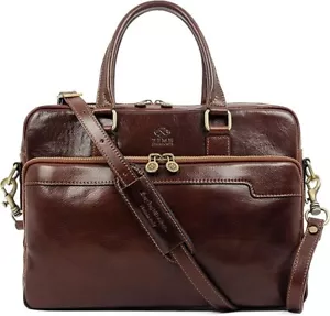 Time Resistance - Leder Aktentasche / Laptoptasche - Made in Italy - Bild 1 von 24