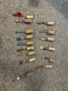 wine cork key chain