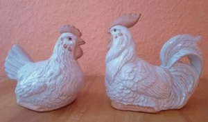 Dekofigur Henne Hahn Pärchen - Bild 1 von 15