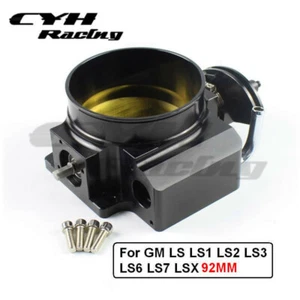 LS 92MM Aluminum Throttle Body For GM LS1 LS2 LS3 LS6 LS7 LSX Engines - Picture 1 of 5