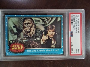 1977 Topps Star Wars #44 Hans & Chewie Shoot It Out PSA 7 NM #41249754 - Bild 1 von 2