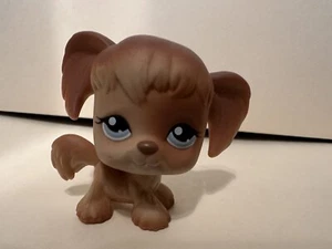 Littlest Pet Shop Light Brown Spaniel #200 Blue Eyes - Picture 1 of 3