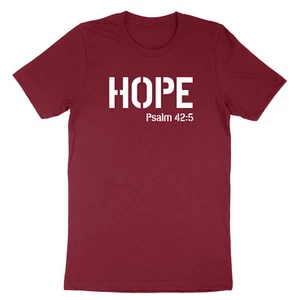 Hoffnung Shirt Inspirierend T-Shirt Religiös Tee Glaube Positiv Geschenk für Christen - Bild 1 von 25