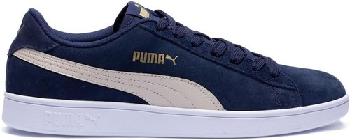 Taglia UK 6 PUMA Smash V2 scarpe da ginnastica sneakers scamosciate blu navy