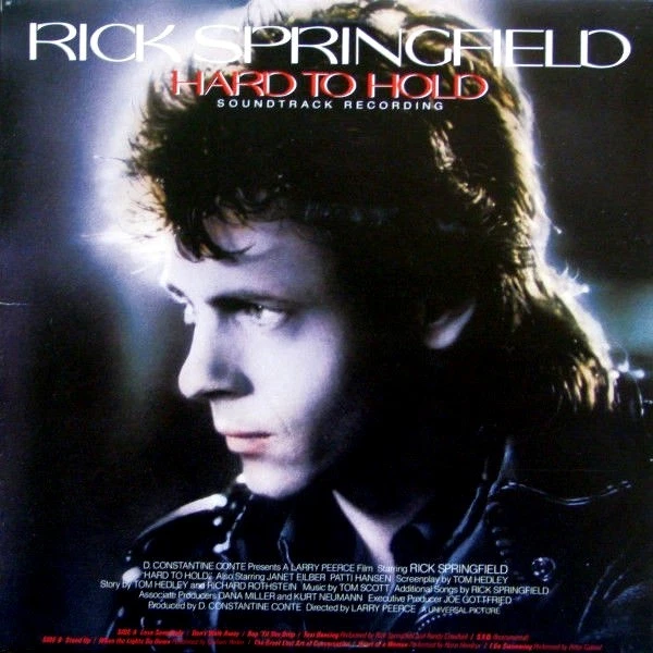 RICK SPRINGFIELD "HARD TO HOLD" (SOUNDTRACK) PREMIUM QUALITY USED LP (NM/NM) - Image 1 of 1