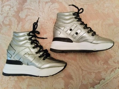 Scarpe sneakers Rucoline R - Evolve Calgar Silver zeppa zeppe 36 argento laminat - Immagine 1 di 4