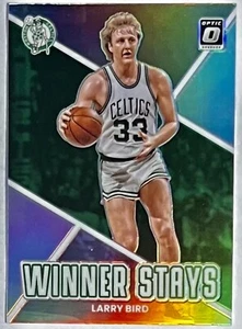 LARRY BIRD 2022-23 Donruss Optic WINNER STAYS Silver Holo Prizm #15 CELTICS - Picture 1 of 1
