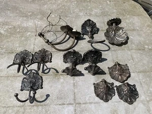 Décoration Salle De Bain Coquillages Vintage En Métal - Imagen 1 de 4