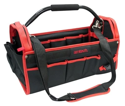 TOOL BAG CADDY 18" 450MM BOX CHEST BAG STORAGE TOTE BAG CASE HEAVY DUTY  N0545	 - Image 1 of 4