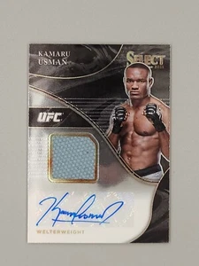 2021 Panini UFC Select KAMARU USMAN Autographed Memorabilia Relic Auto /99 - Picture 1 of 4