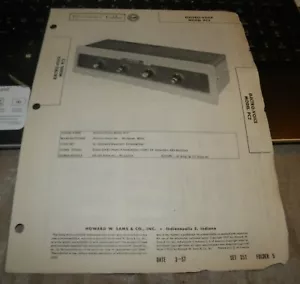 ELECTRO-VOICE EQUALIZER PREAMPLIFIER MODEL: PC2 (SAMS PHOTOFACT 351-5) - Picture 1 of 1