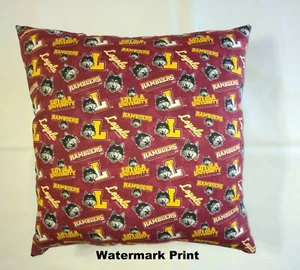 CUSCINO COMPLETO 15 X 15 COTONE NCAA CHICAGO LOYOLA UNIVERSITY RAMBLERS - REGALI - Foto 1 di 6