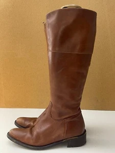 Shelly's London Women's Brown Leather Mid-Calf Zipped Up Boots UK(6) EU(39) D131 - Picture 1 of 9