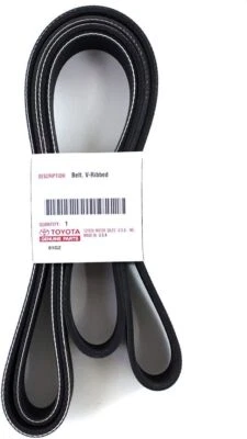 Genuine Toyota Land Cruiser Sequoia Tundra Fan Alternator Serpentine Belt 90916- - Image 1 of 4