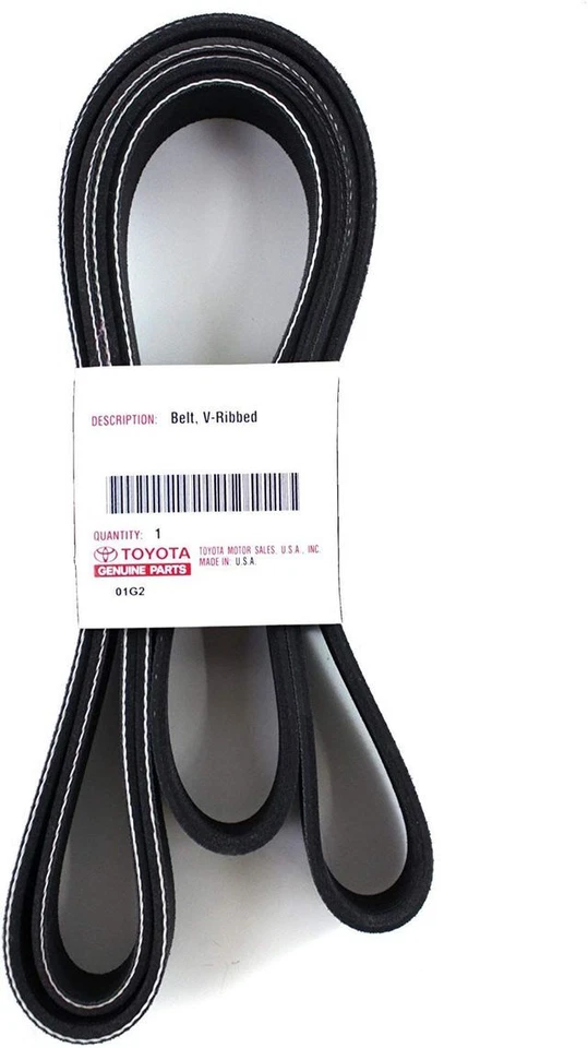 Toyota Land Cruiser J200 Serpentine V-ribbed Belt 90916A2033 Genuine
