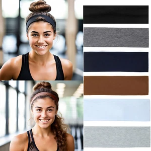 6PCS Headbands for Women Non Slip - Fashion Elastic Sports Hair Bands for Women’ - Picture 1 of 12